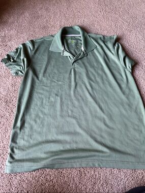 Men’s Olive Green Polo Shirt - Lightweight Everyday Polo Golf